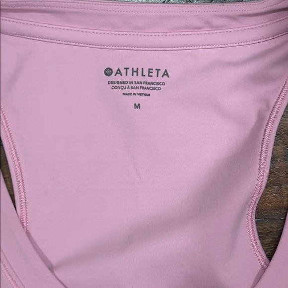 Athleta Pink Tank Top Cropped - Picture 3 of 3